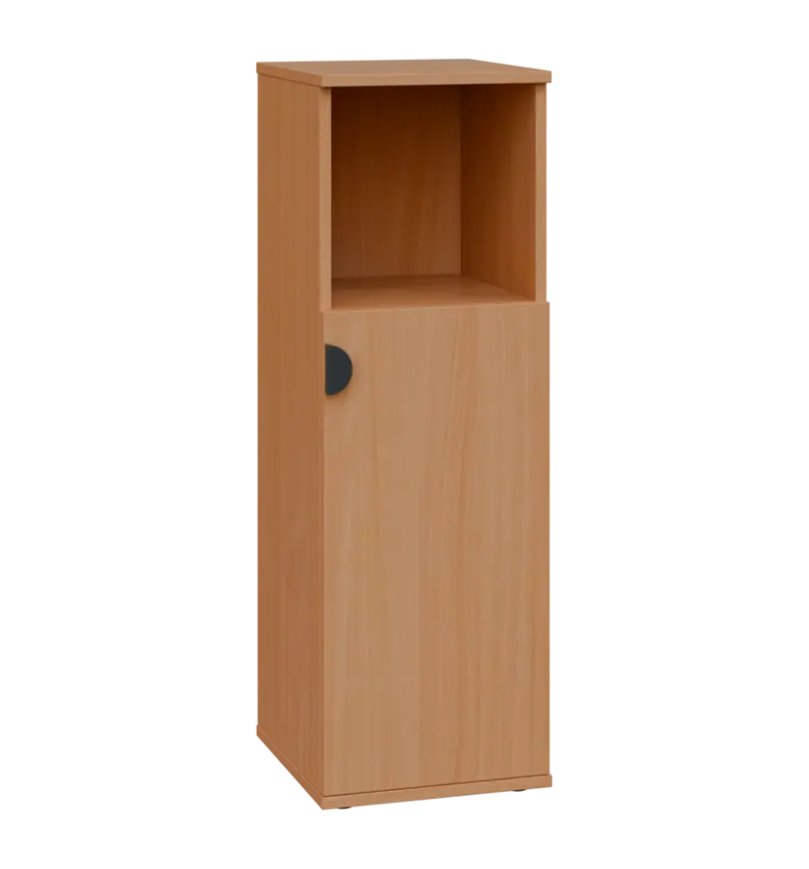 TN 3 - 3DN kancelářská skříň, 1-dveřová/nika, pravá, 1107x360x400, buk royal